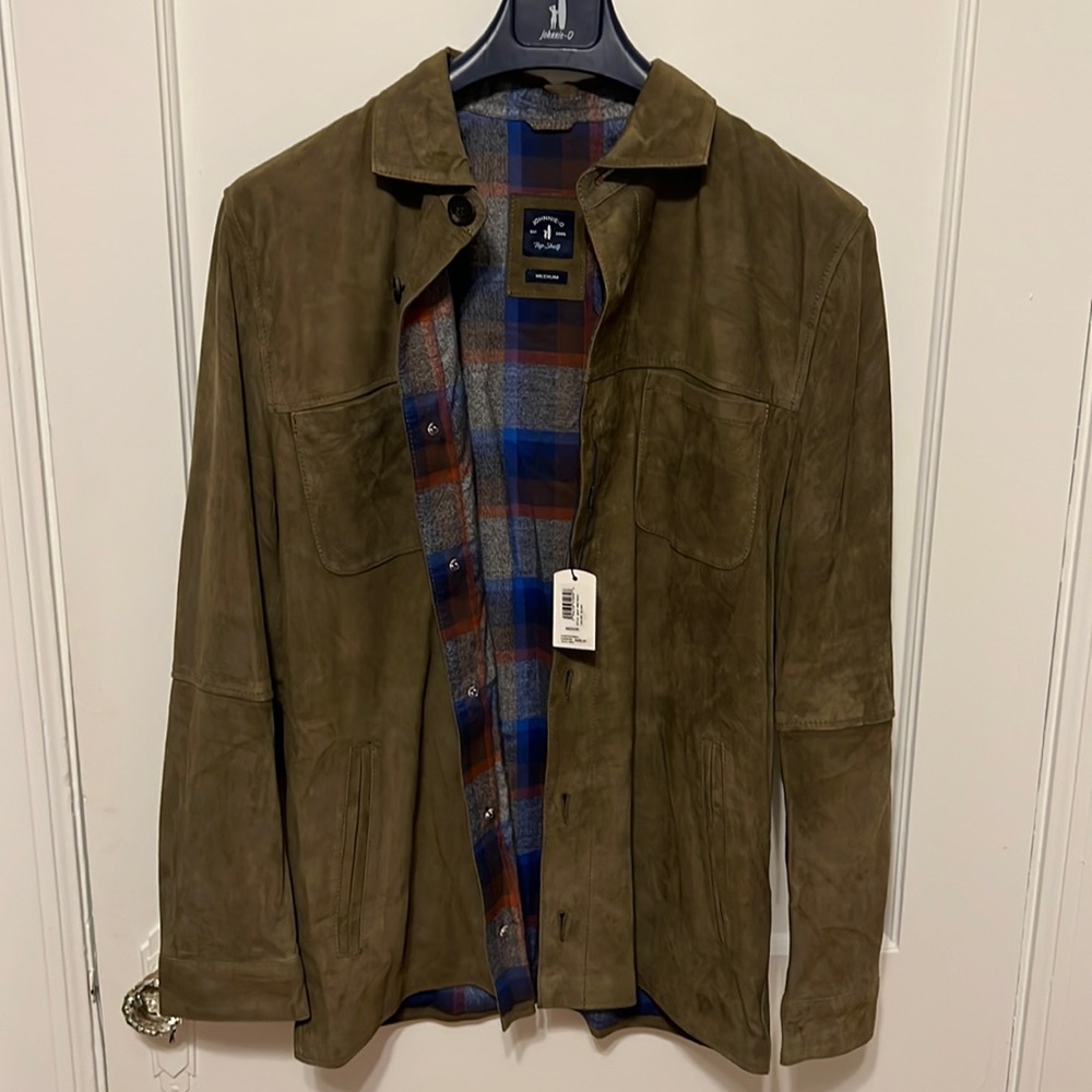 Johnnie-O Medium Mens Leather Jacket